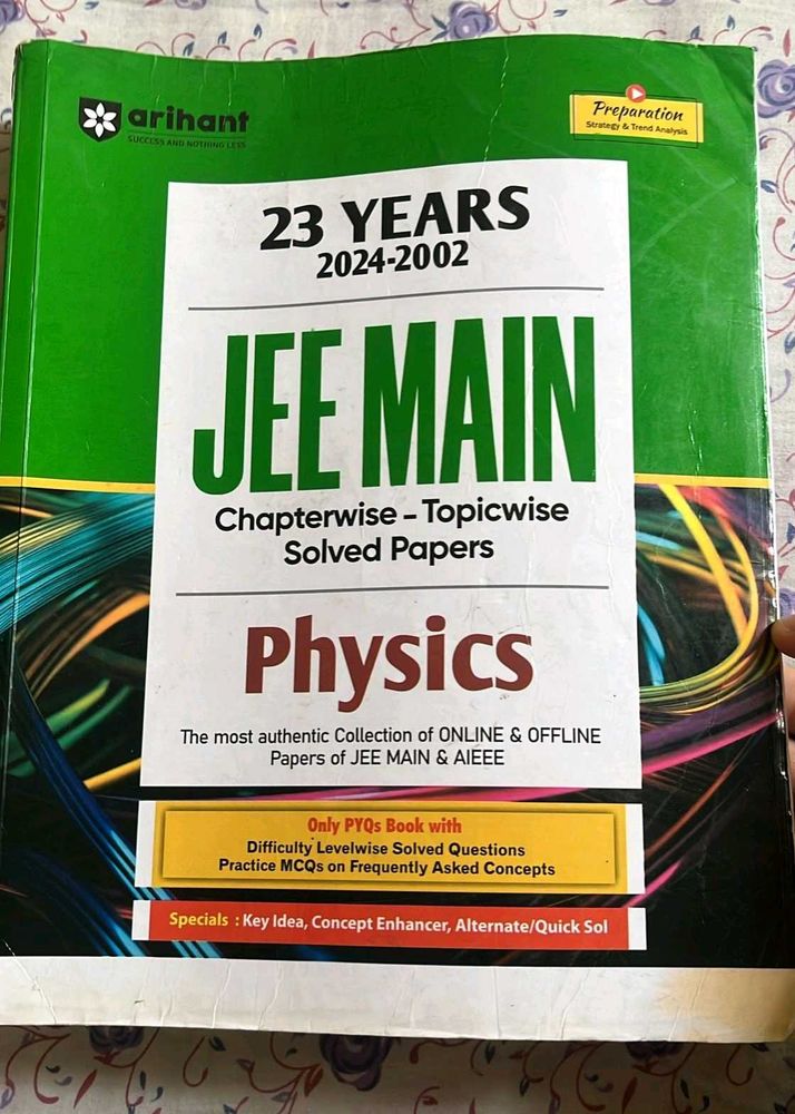 Arihant JEE MAIN Physics Solved Papers