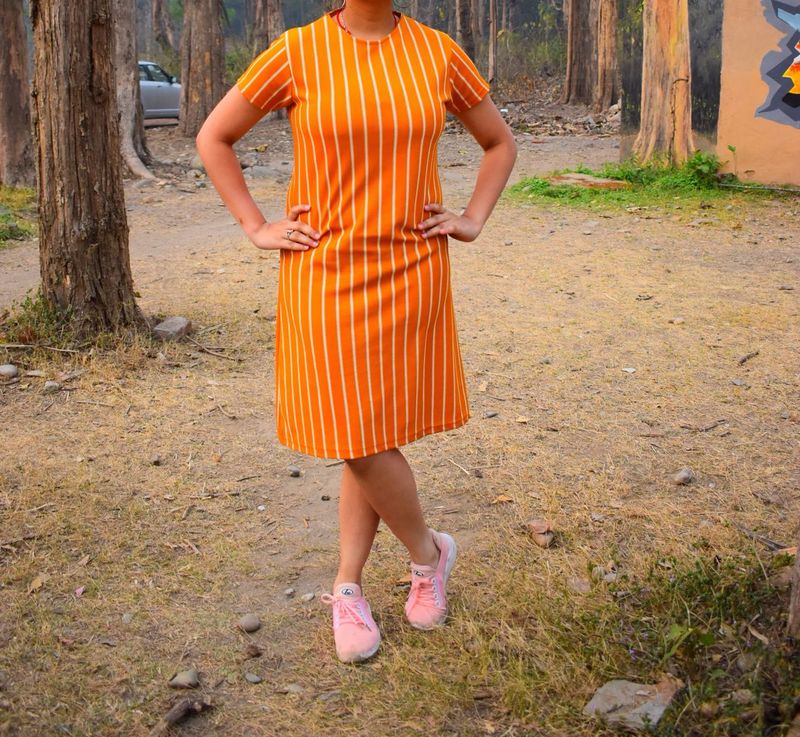 Striped Casual Dress