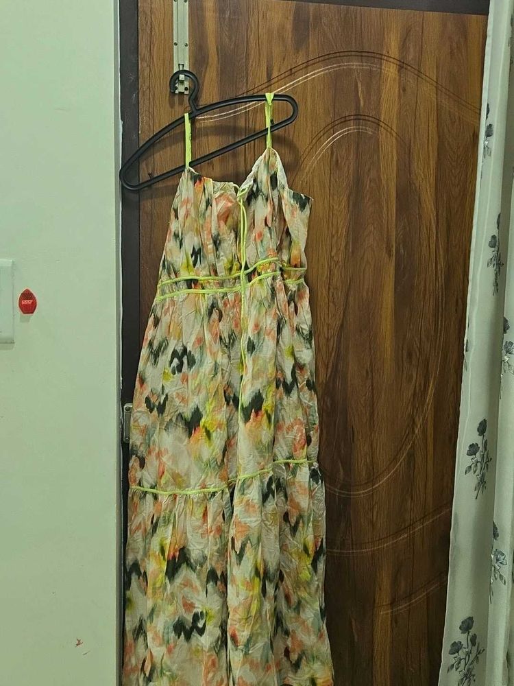 Boho Floral Tiered Maxi Dress