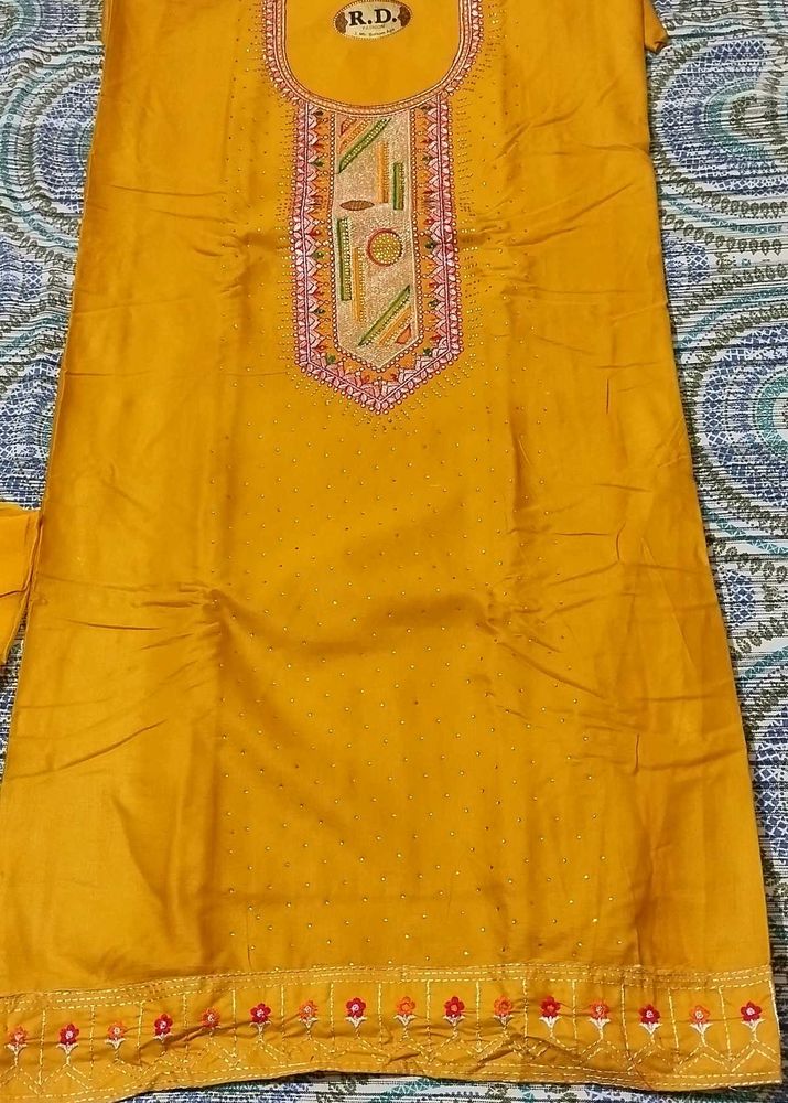 Yellow Cotton Suit