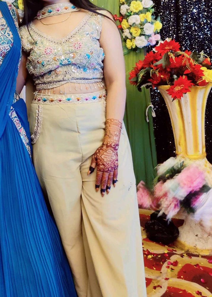 Embellished festive ethnic dress