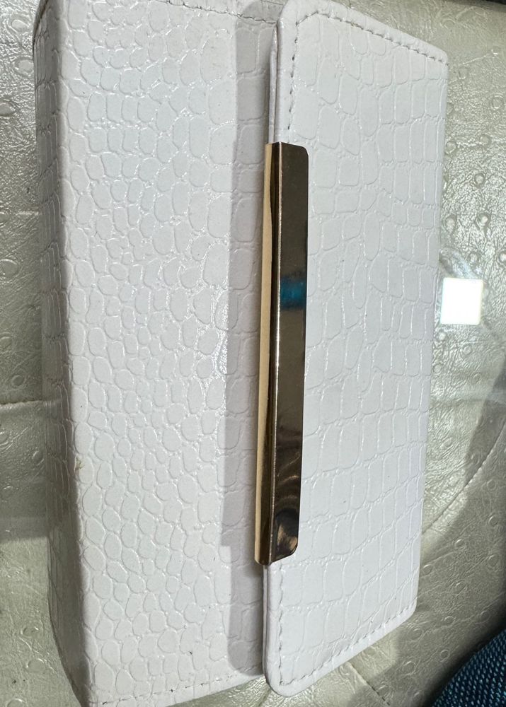 Chic White Wallet