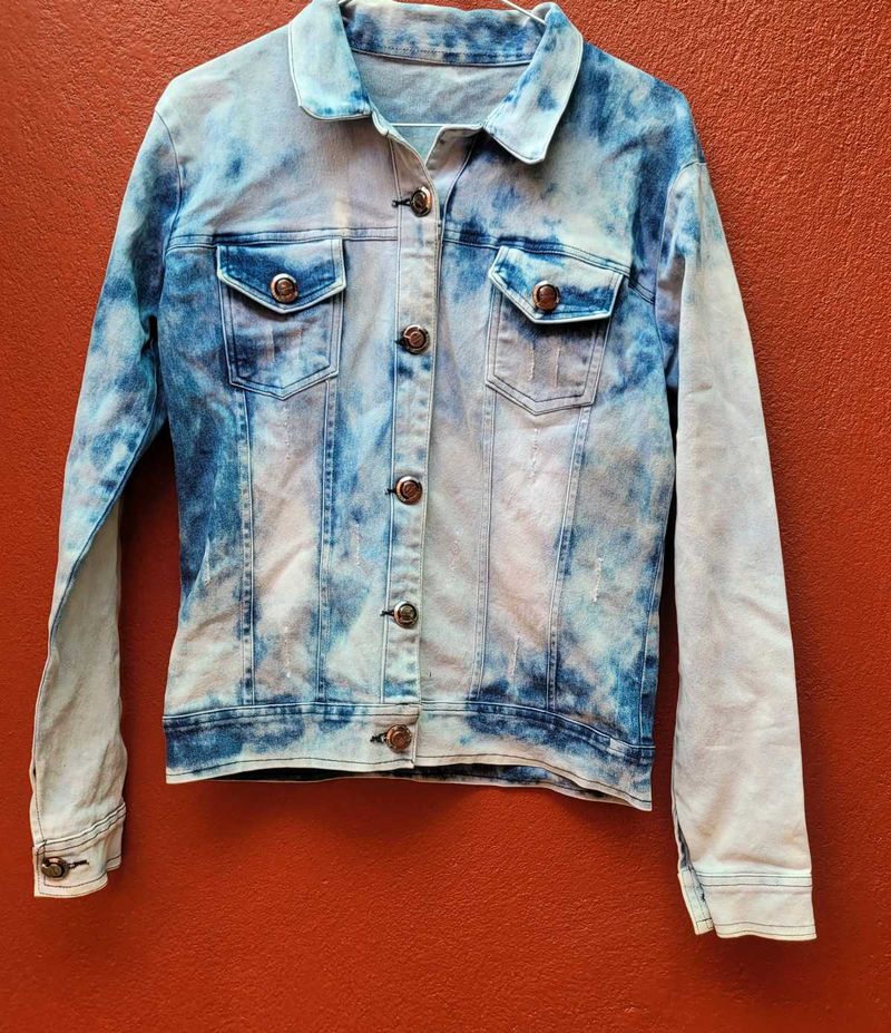 Trendy Acid Wash Denim Jacket