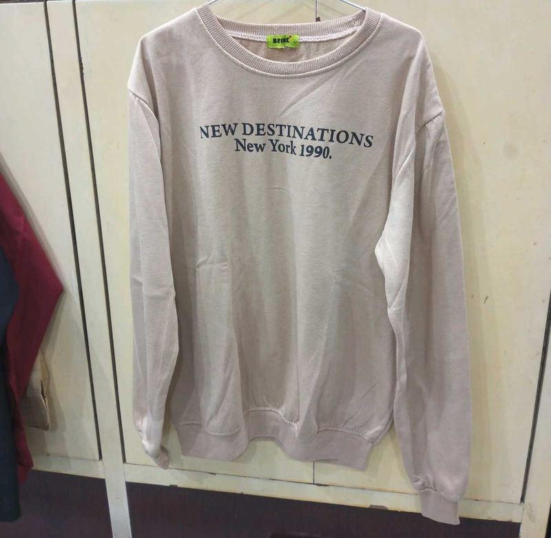 Beige 'New Destinations' Sweatshirt