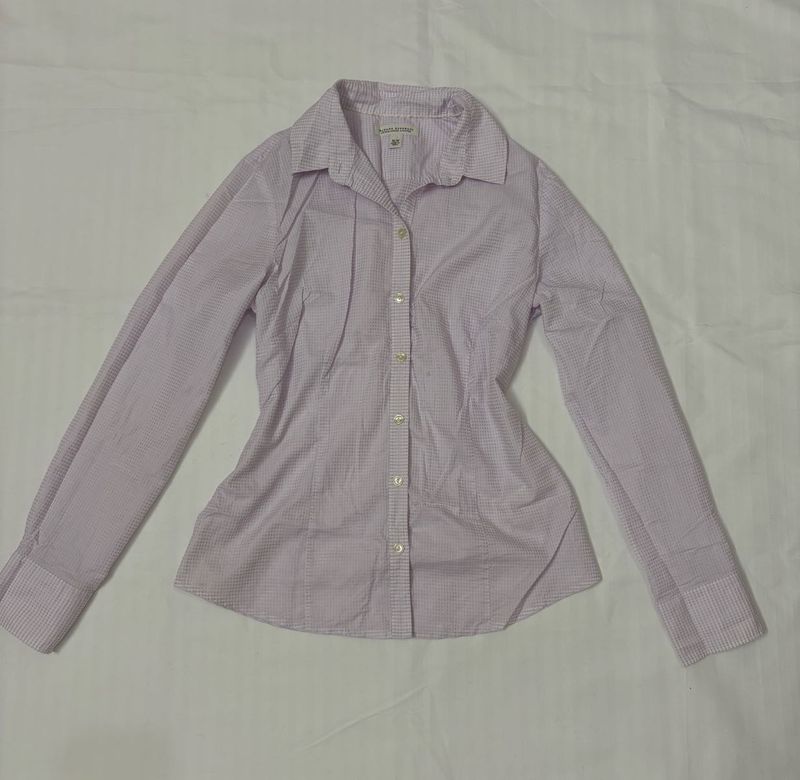 Fitted shirt in lavender💜