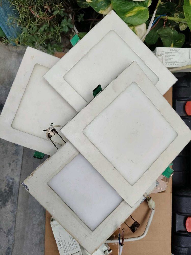 Square LED Panel Lights (Set of 4)