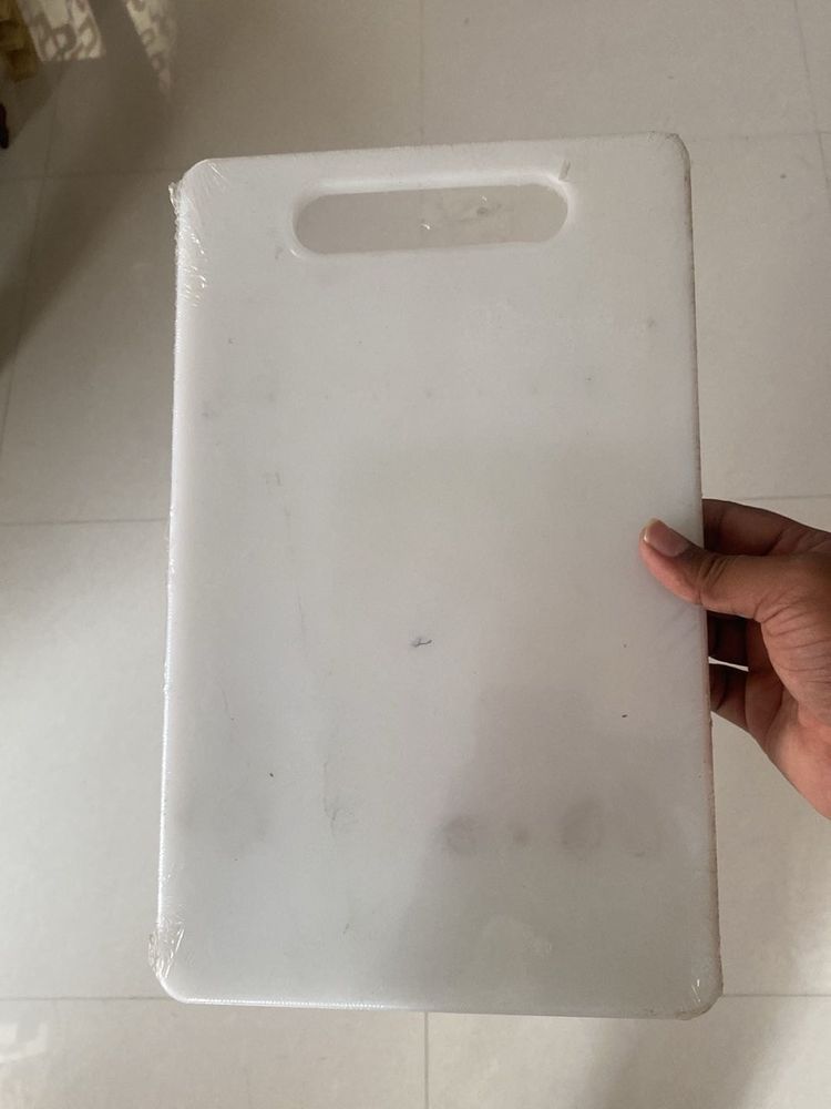 Durable White Cutting Board