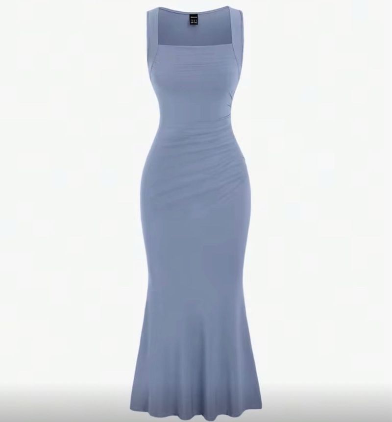 Stylish Ruched Mermaid Dress