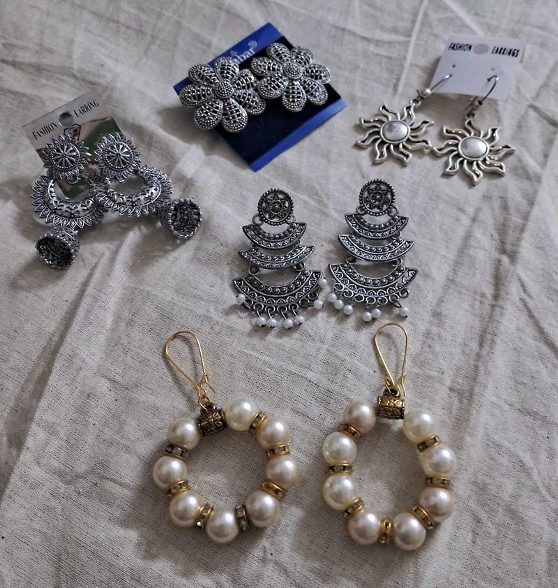 Assorted Earring Set Bohemian &amp; Pearl Styles par