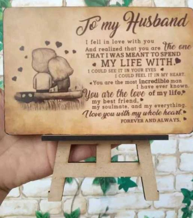 Husband Wooden Plaque