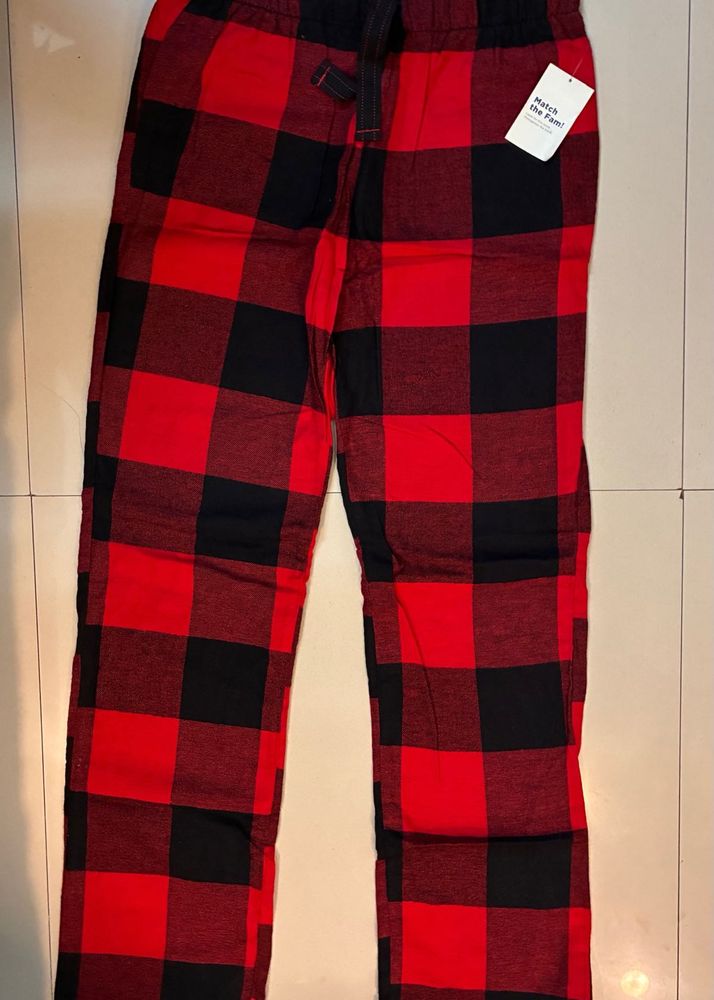 Red &amp; Black Plaid Pajama Pants