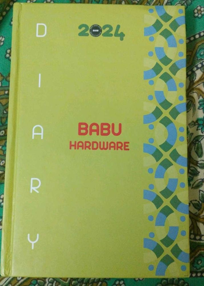 Diary 2024 🆓 Delivery- Babu Hardware