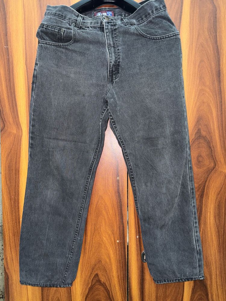 Classic Charcoal Wash Denim Jeans | Size 30