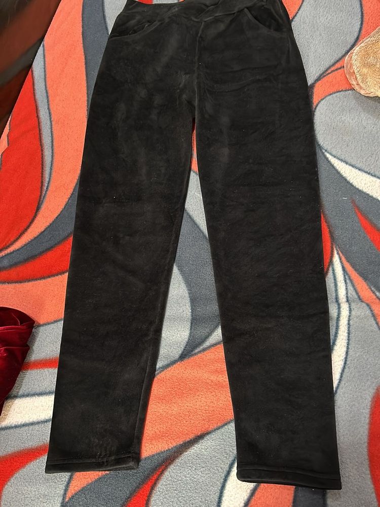 Velvet Trousers Leggings