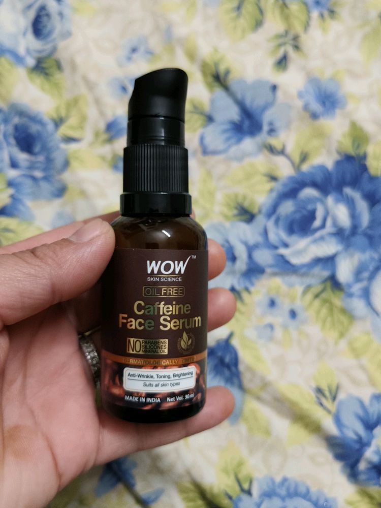 Wow Oil Free Caffeine Face Serum 30ml