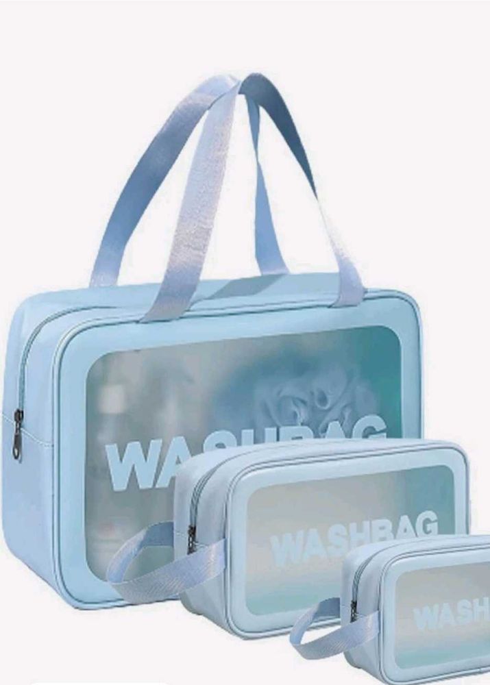 3-Piece Toiletry Bag Set. Free delivery