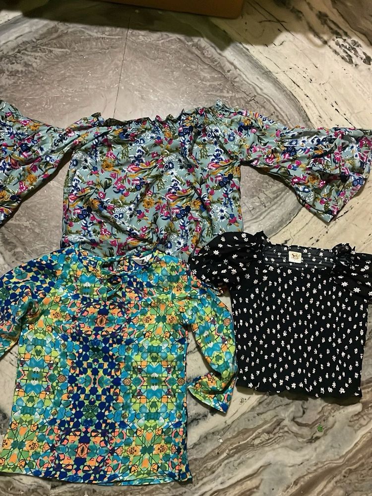 Colorful Women's Blouse Bundle - Size