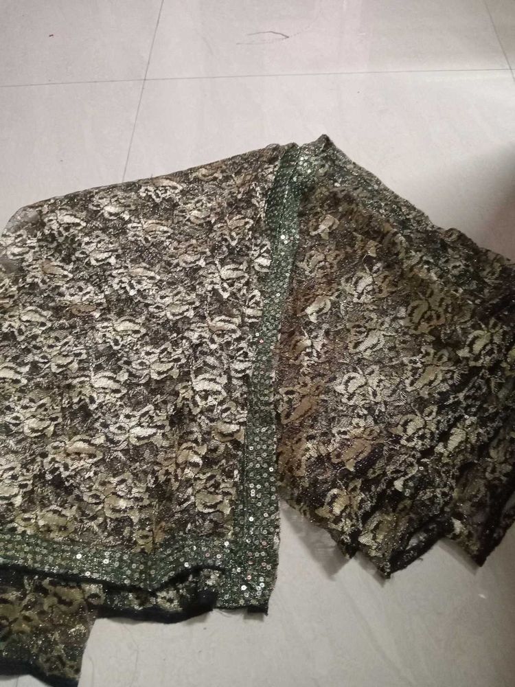 Embroidered Saree with Sequins