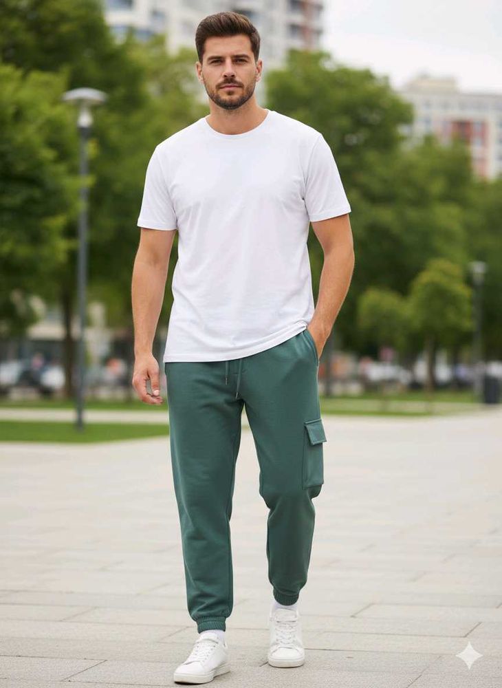 Men sea green  joggers 4 xl