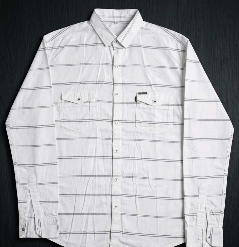 Men's Striped Long Sleeve Shirt