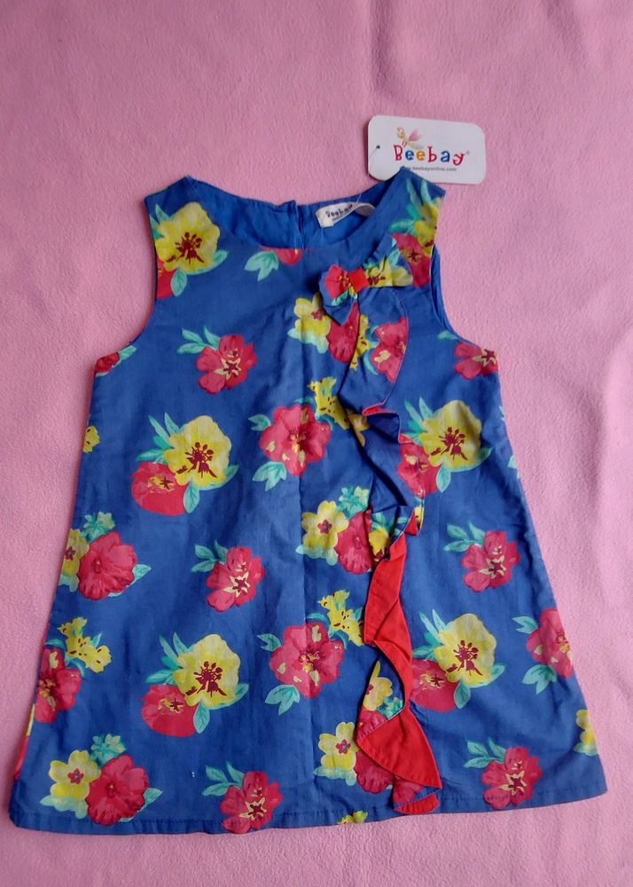 Summer Floral Frock- 18 To 24 Months