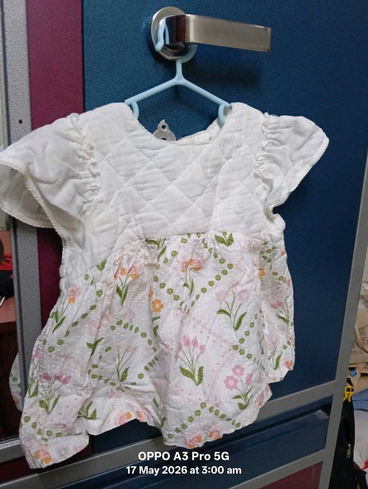 Baby Girl's Floral Print Top