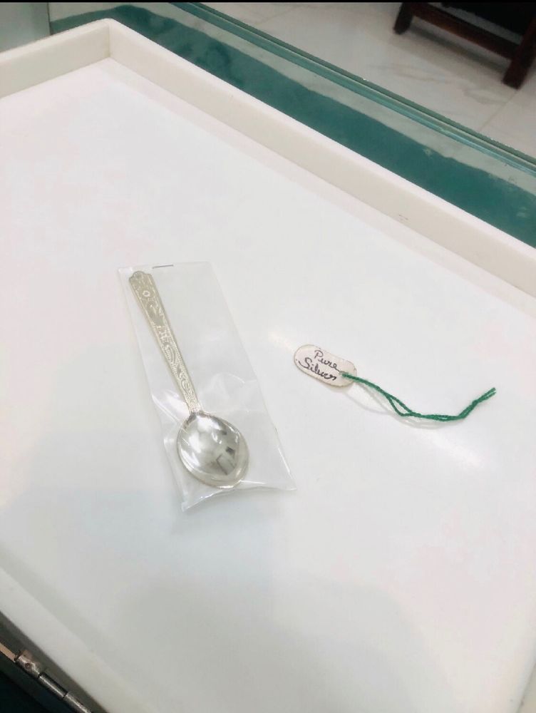 Pure Silver Spoon + One Pair Bali