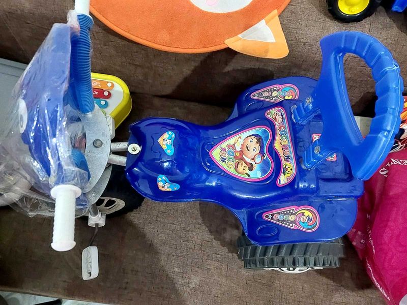 Blue Ride-On Toy
