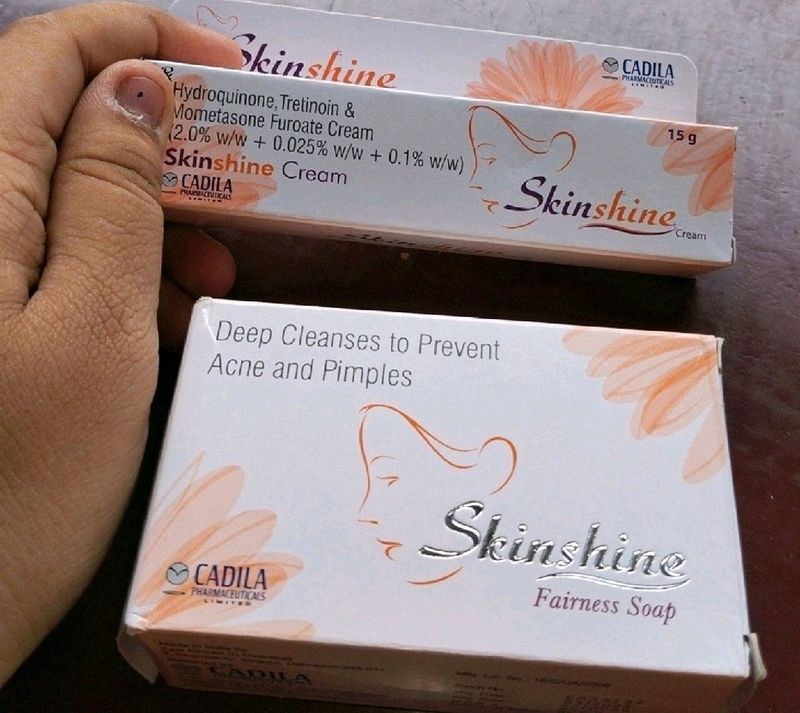 Skin shine Cream + Soap