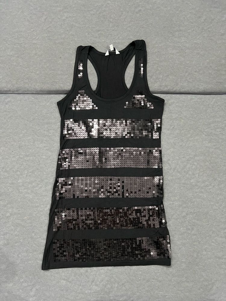 Sparkly Sequin Racerback Tank Top