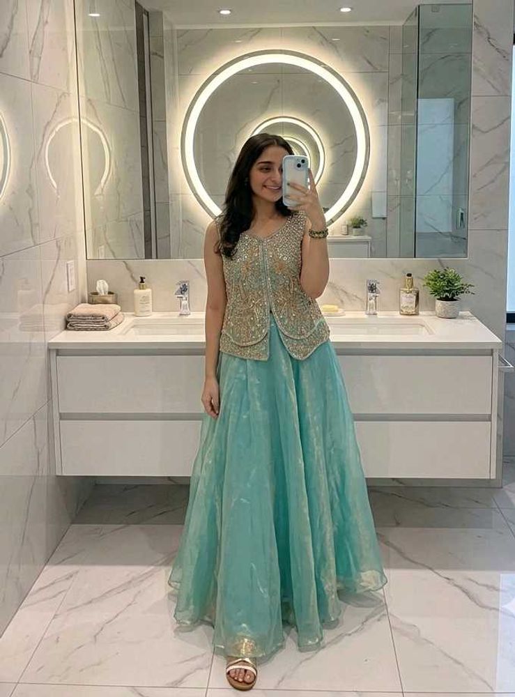Elegant Embellished Lehenga Choli Set
