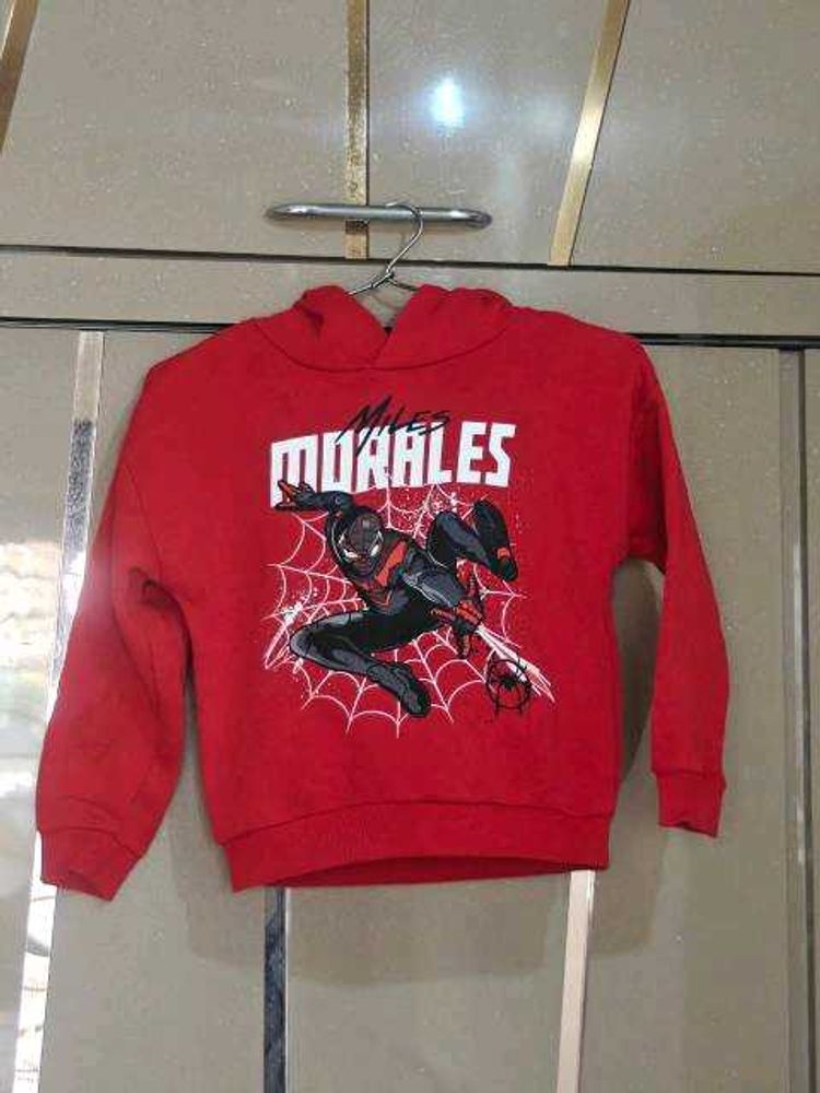 Red Spiderman hoodie purchased from America.