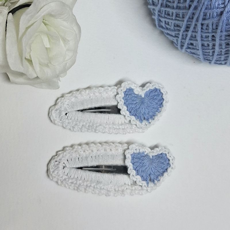 Crochet Hairclips