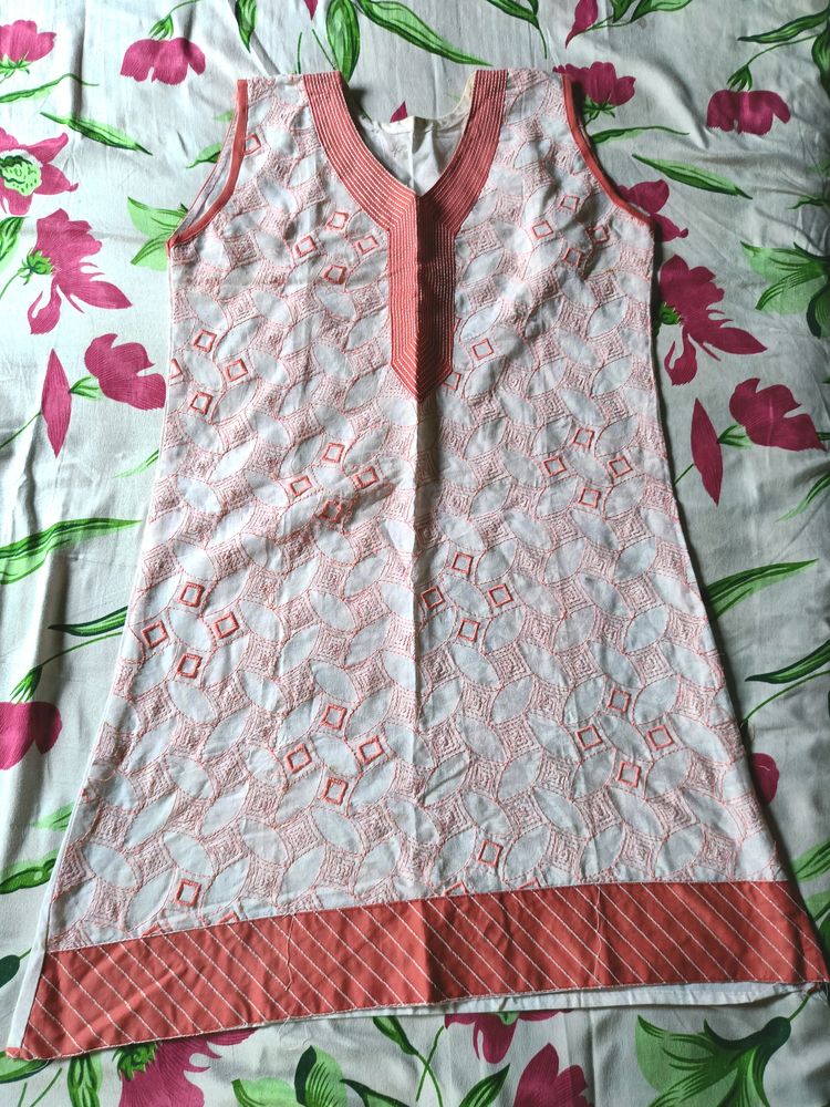 Embroidered Cotton Kurti