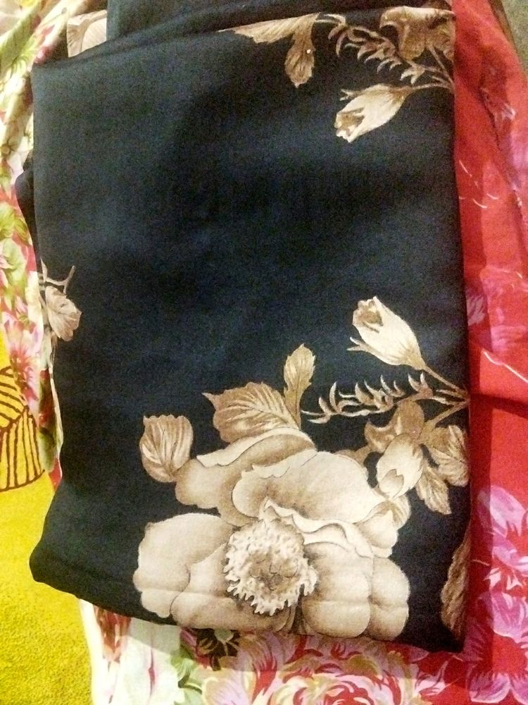 Satin Silk Patli  Pallu  Half And Hal