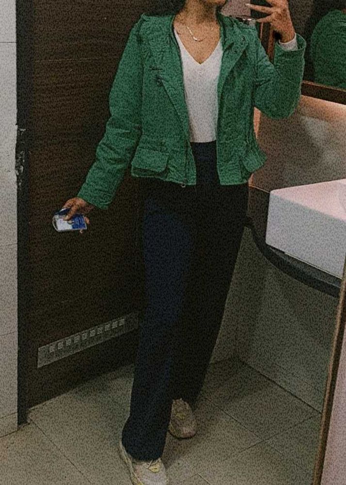 Green Casual Jacket