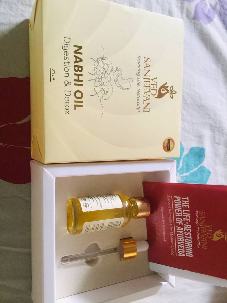 Ved Sanjeevani Nabhi Oil for Digestion &amp; Detox