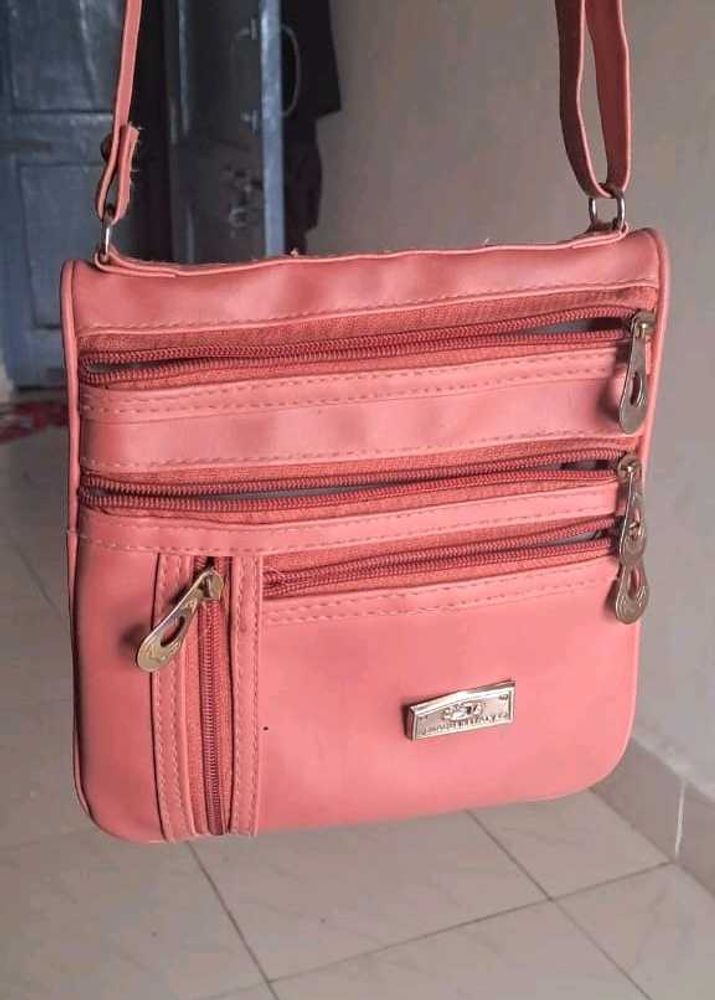 Peach Crossbody Bag