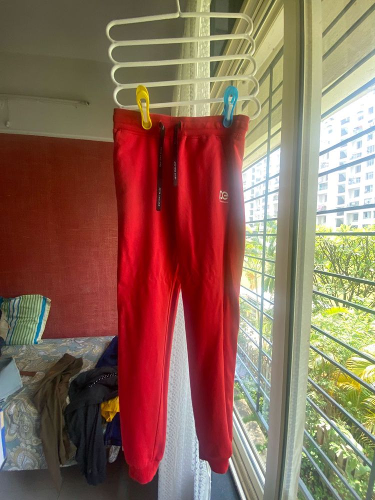 Red Jogger Pants
