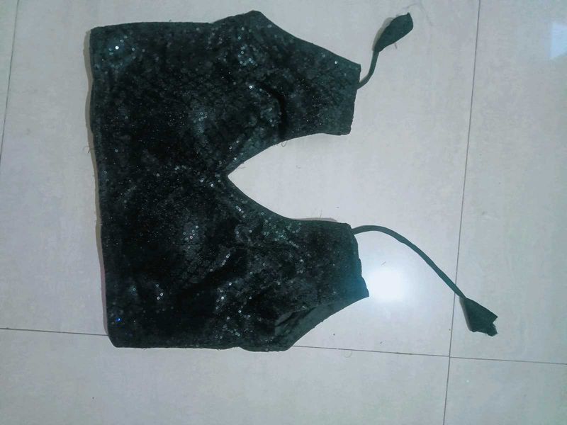 Sparkling Black Blouse