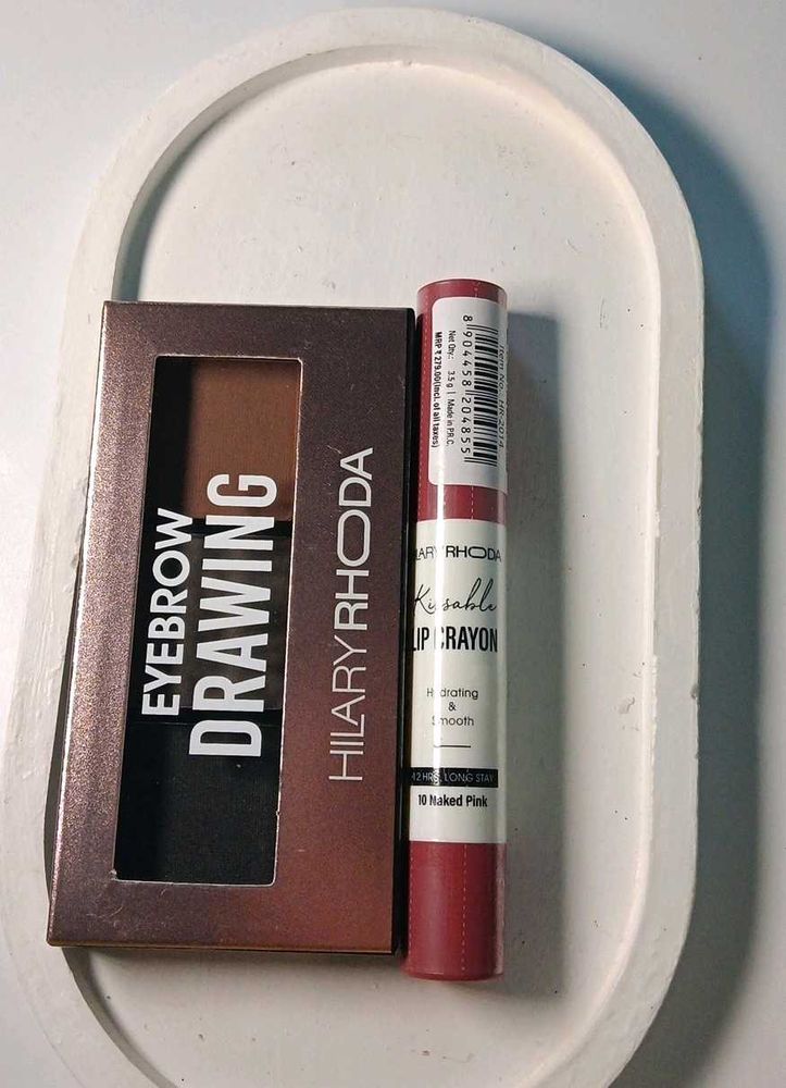 HILARY RHODA Lip Crayon &amp; Eyebrow Drawing