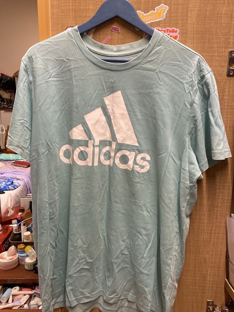 Eal Adidas T - Shirt Light Blue Xl