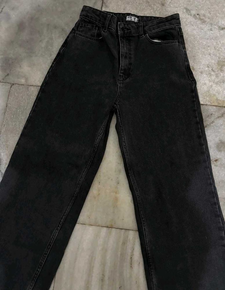 Black Wide Leg Jeans
