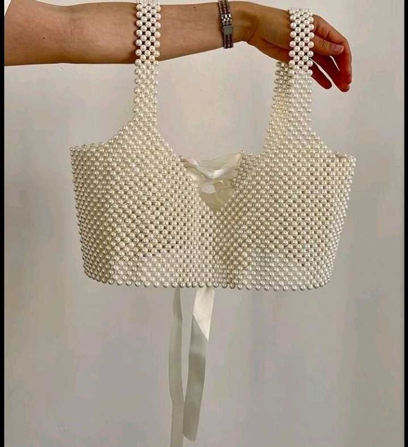 Elegant Pearl Embellished Top