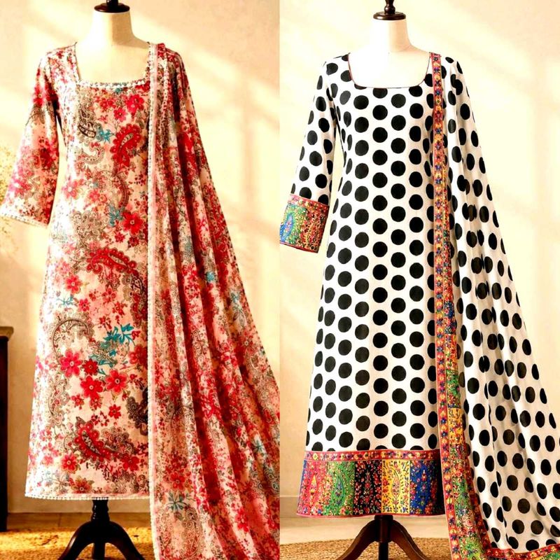 combo of 2 pakistani suits♥️