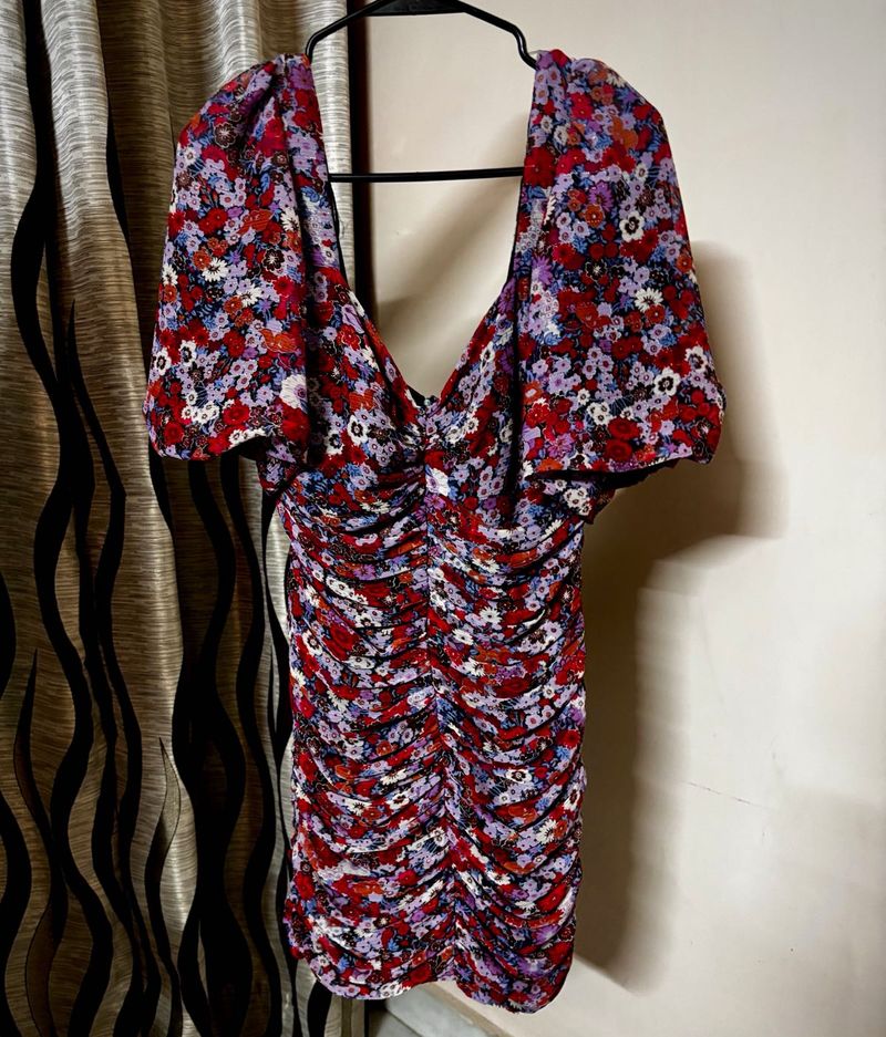 Zara Floral Mini Dress