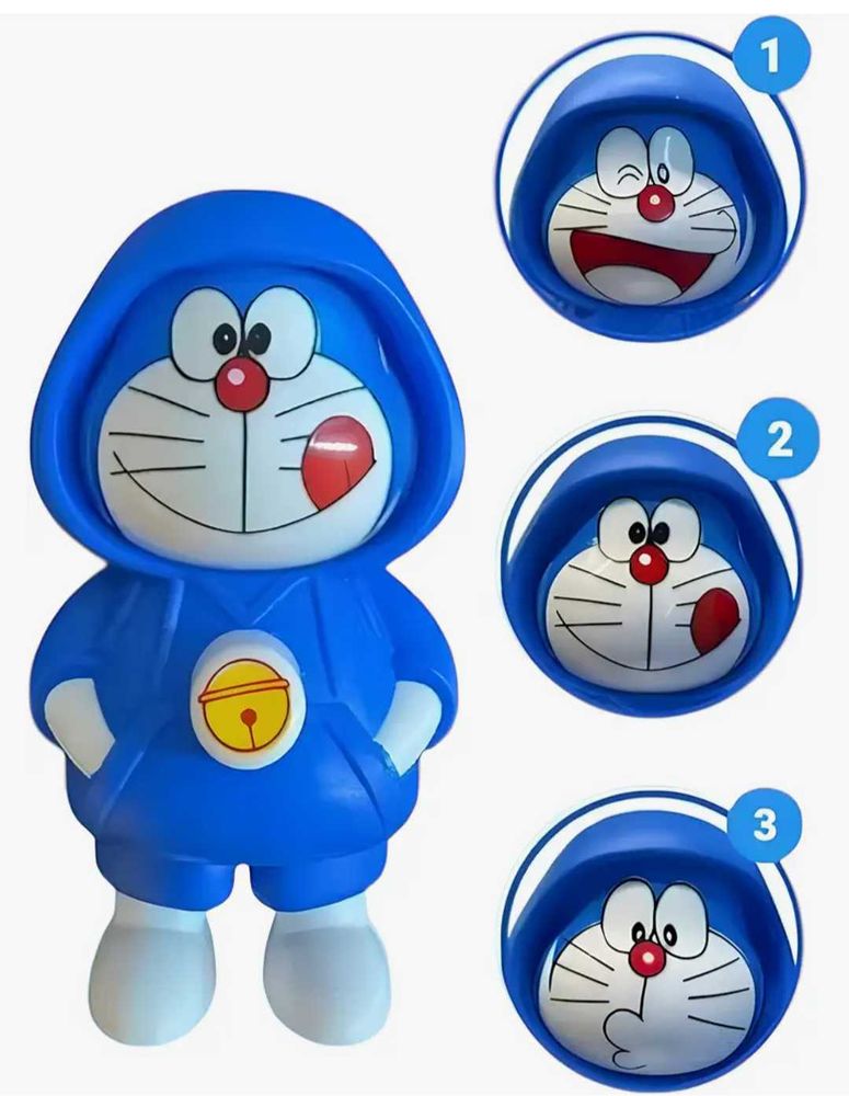Face Changing Doraemon Keychain