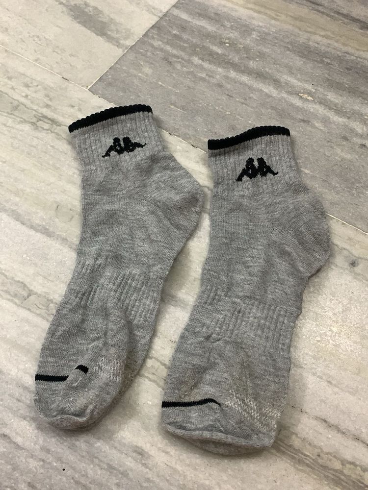 Kappa Grey Ankle Socks
