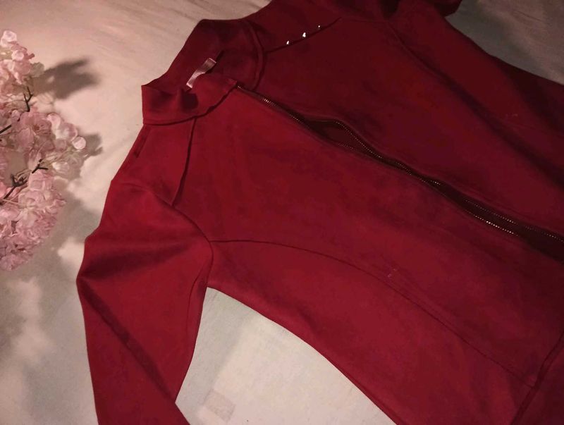Red Velvet Jacket for Women/Girls