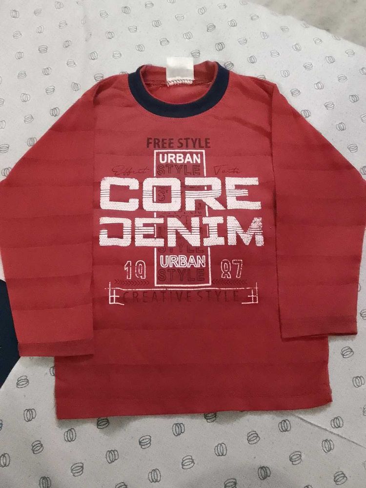 Boy's Urban Core Denim Long Sleeve Tee